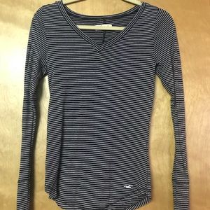 Long sleeve striped T-shirt
